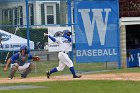Baseball vs CGA  Wheaton College Baseball vs Coast Guard Academy during game one of the NEWMAC semi-finals playoffs. - (Photo by Keith Nordstrom) : Wheaton, baseball, NEWMAC